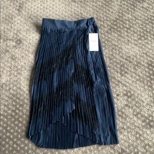 Zara Brand new Navy  blue lace skirt